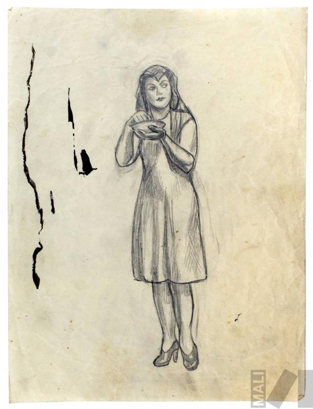 Estudio de mujer para 'Los picarones'