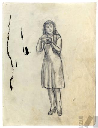 Estudio de mujer para 'Los picarones'