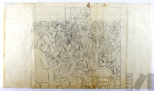 Estudio para 'Farra con batería'