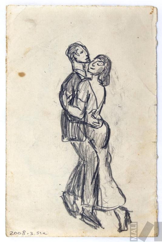 Estudio de pareja bailando para 'Farra con batería'