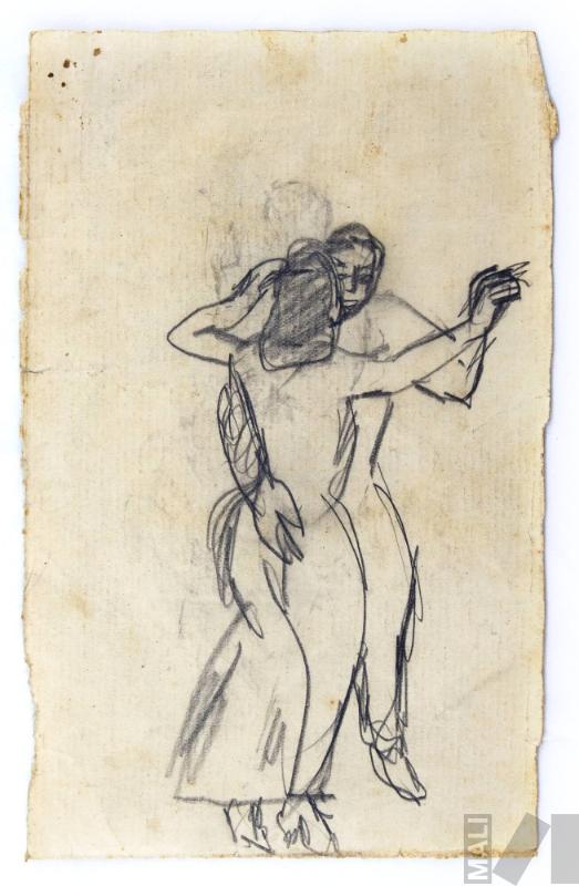 Estudio de pareja bailando para 'Farra con batería'