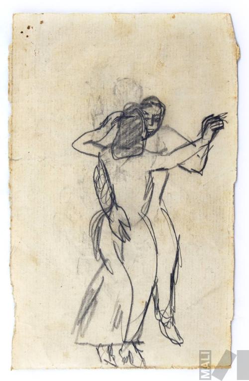 Estudio de pareja bailando para 'Farra con batería'