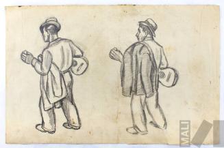 Músicos ebrios, estudio para 'Callejón limeño'