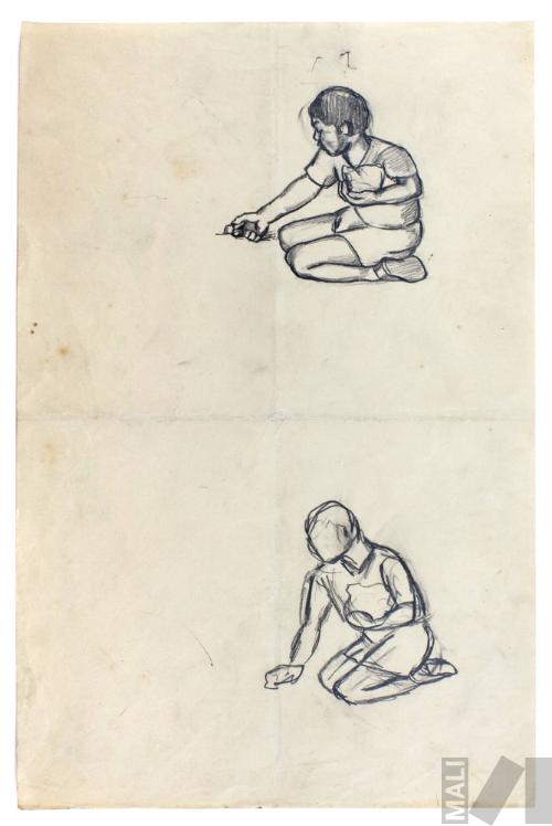 Niños jugando, estudio para 'Callejón limeño'