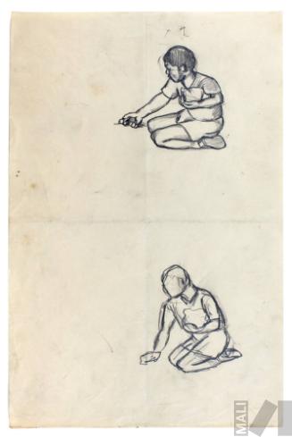 Niños jugando, estudio para 'Callejón limeño'