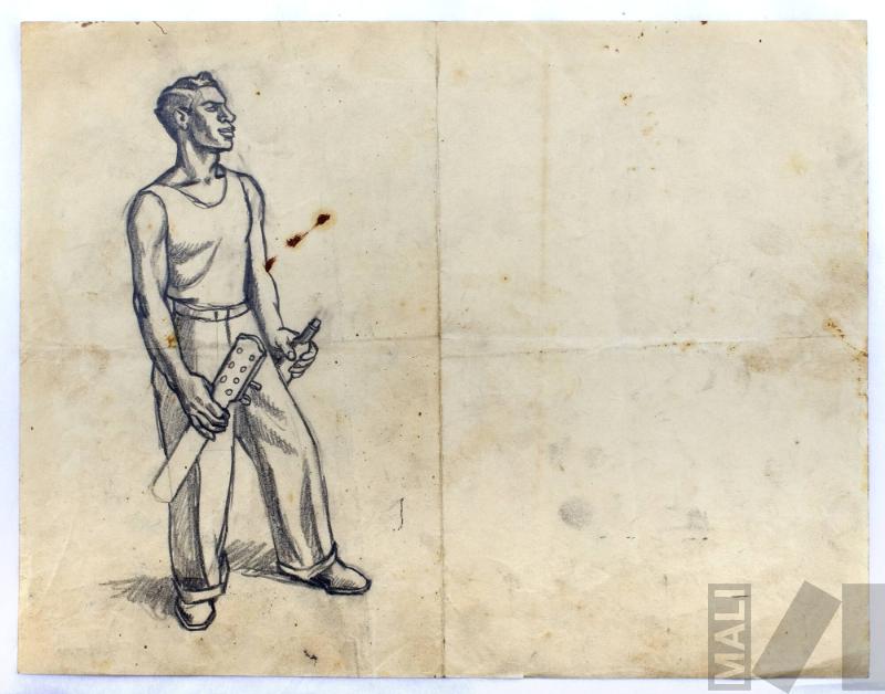 Estudio de músico para 'Callejón limeño'