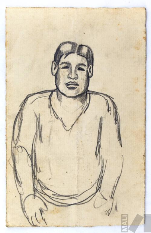 Estudio de joven para 'Callejón limeño'