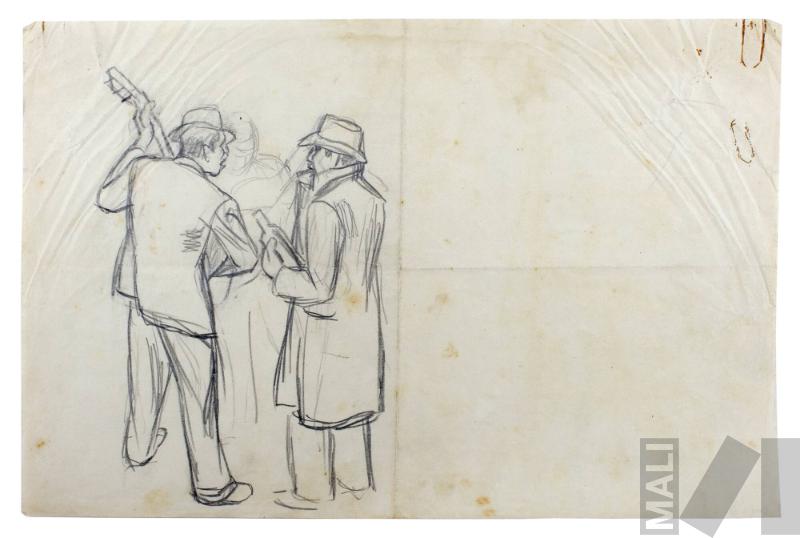 Estudio para 'Serenata criolla'