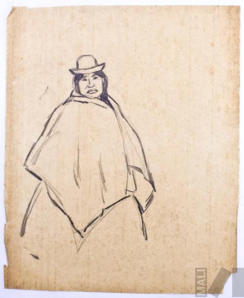 Estudio de mujer indígena