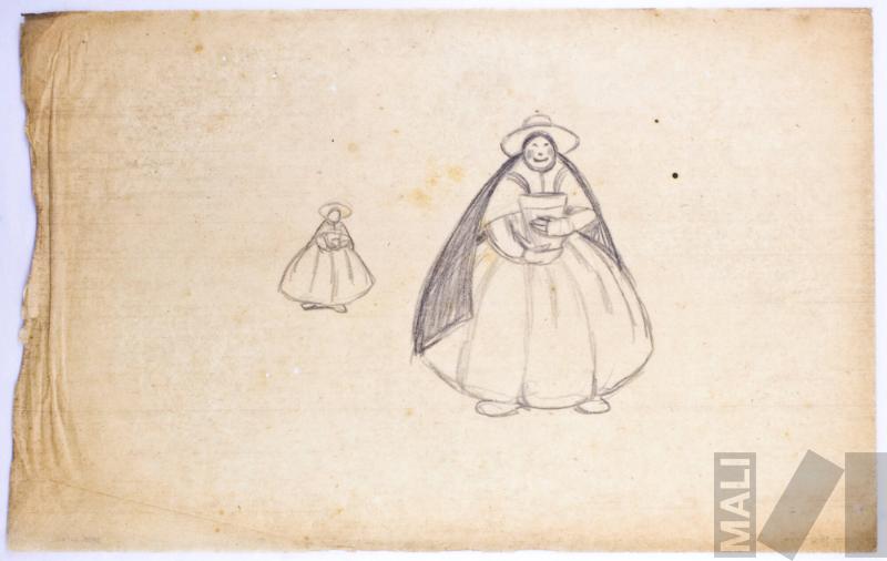 Estudio de mujer indígena