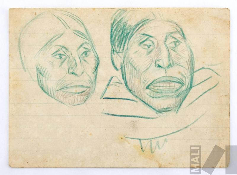 Estudio de rostros indígenas