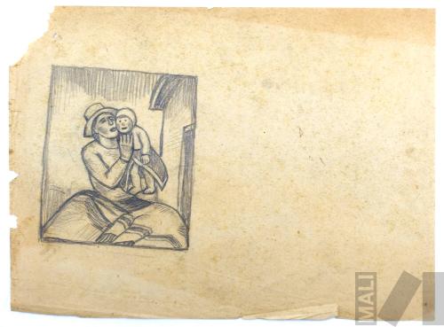 Estudio para 'Madre indígena'