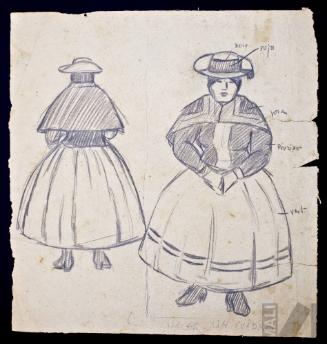 Estudio de traje indígena