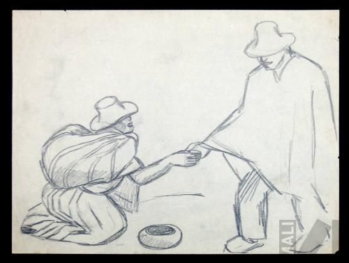 Estudio de pareja indígena