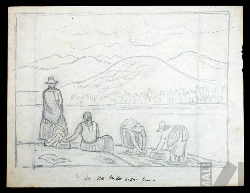 Estudio de lavanderas