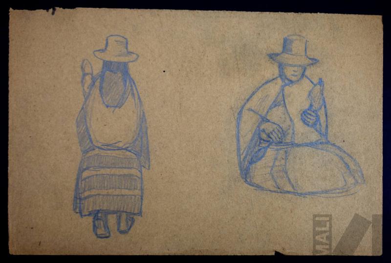 Estudio de hilanderas indígenas