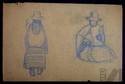 Estudio de hilanderas indígenas