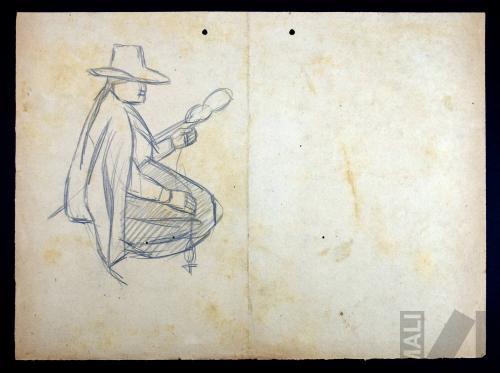 Estudio de hilandera indígena