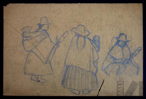 Estudio de hilanderas indígenas