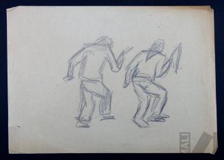 Estudio de indígenas bailando