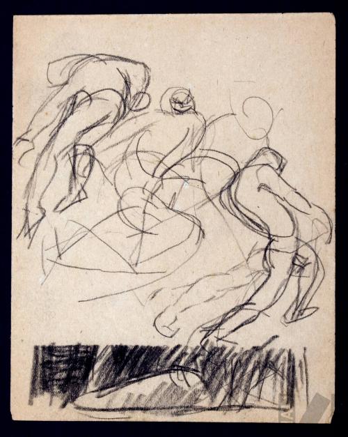 Estudio para 'Los heraldos negros'