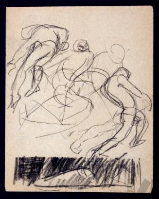 Estudio para 'Los heraldos negros'