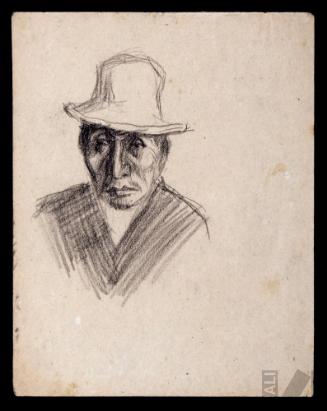 Estudio de rostro indígena