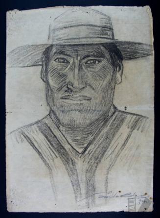 Estudio de rostro indígena