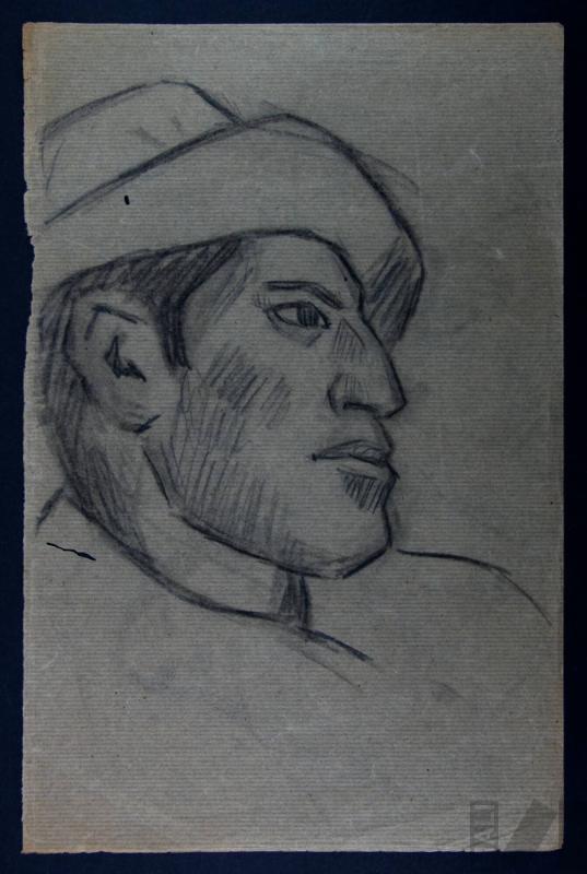 Estudio de rostro indígena