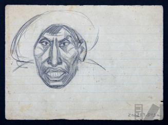 Estudio de rostro indígena