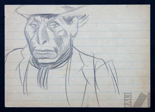 Estudio de rostro indígena