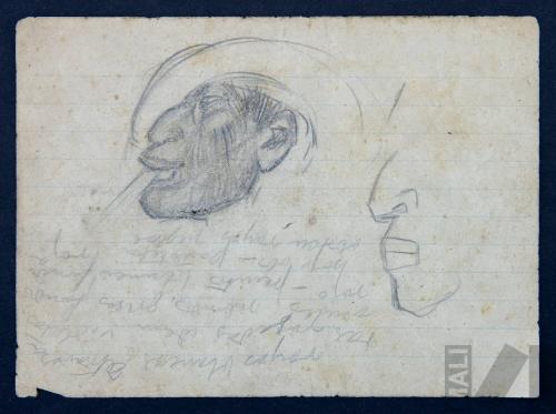 Estudio de rostro indígena