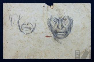 Estudio de rostro indígena