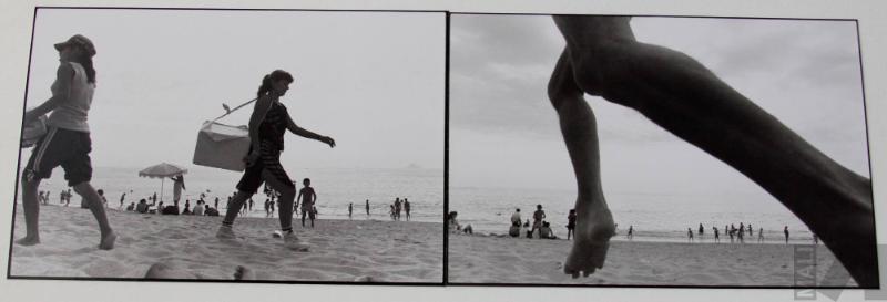 Alberto a punto de darse un chapuzón
