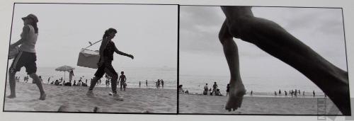 Alberto a punto de darse un chapuzón
