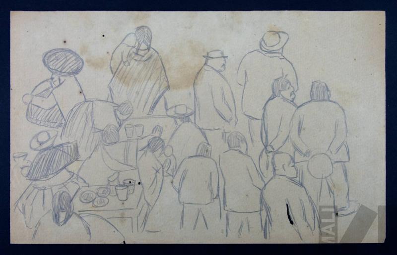 Estudio de escena indígena