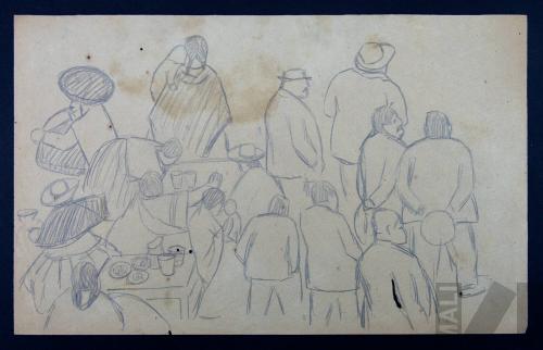 Estudio de escena indígena