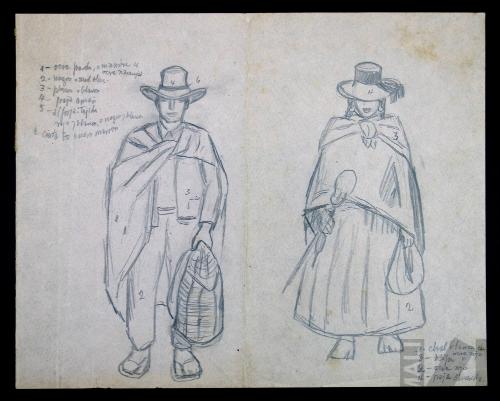 Estudio para 'Mestizos de Cajamarca'