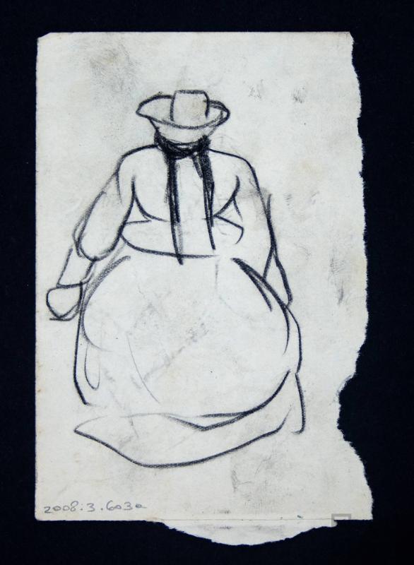 Estudio de mujer indígena