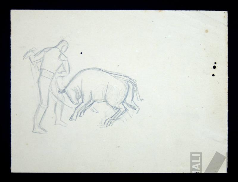 Estudio de escena taurina