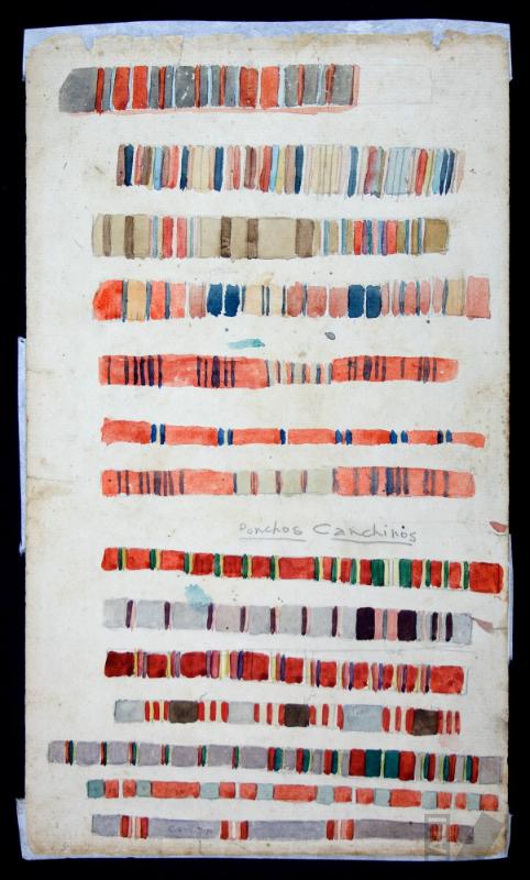 Estudio de color para ponchos canchinos