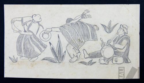 Estudio para 'La cashua'