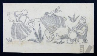 Estudio para 'La cashua'