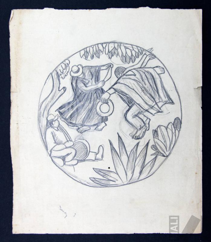 Estudio para 'La cashua'