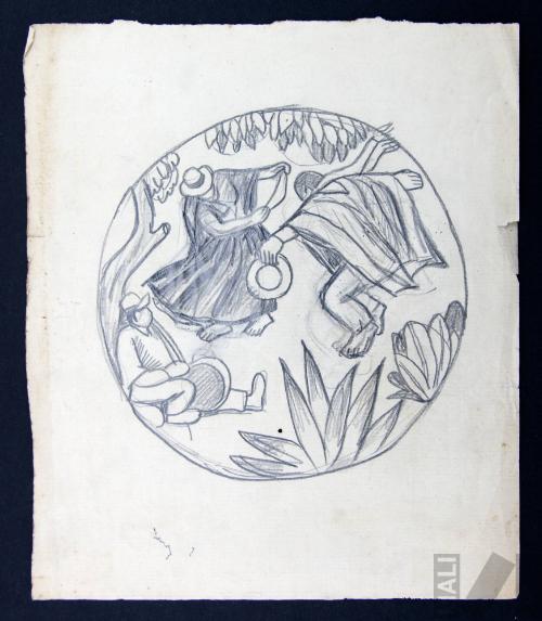 Estudio para 'La cashua'