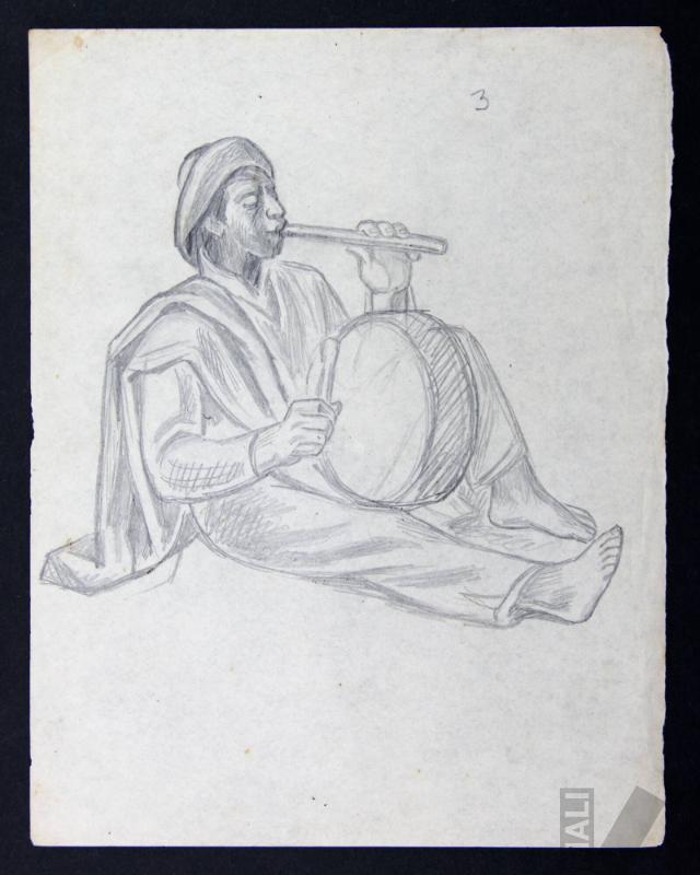 Estudio para 'La cashua'