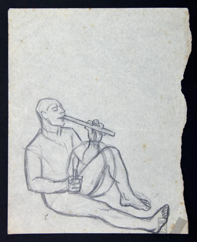 Estudio para 'La cashua'