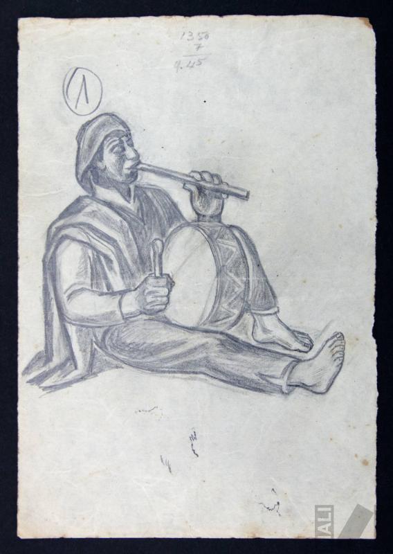 Estudio para 'La cashua'