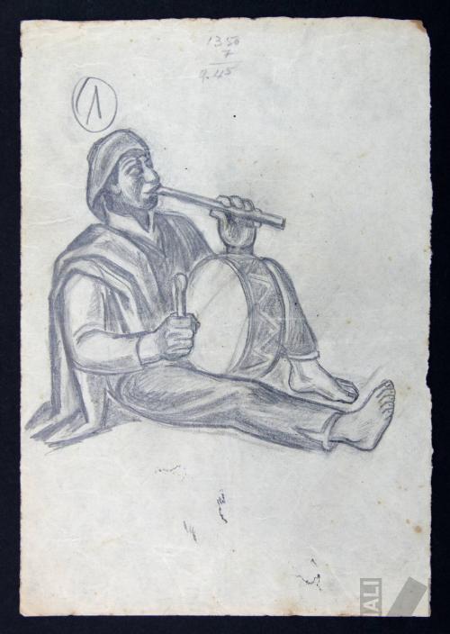 Estudio para 'La cashua'