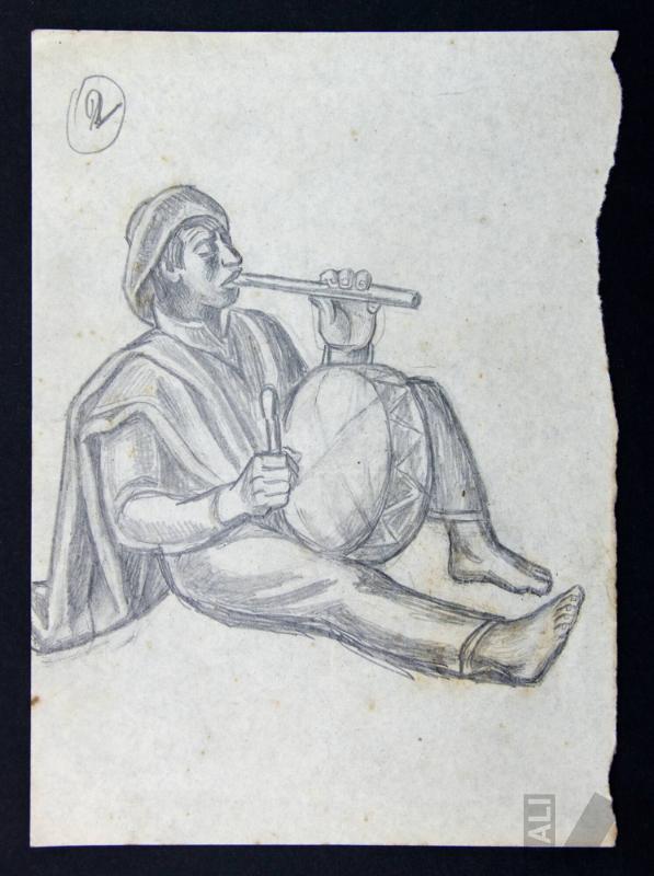 Estudio para 'La cashua'